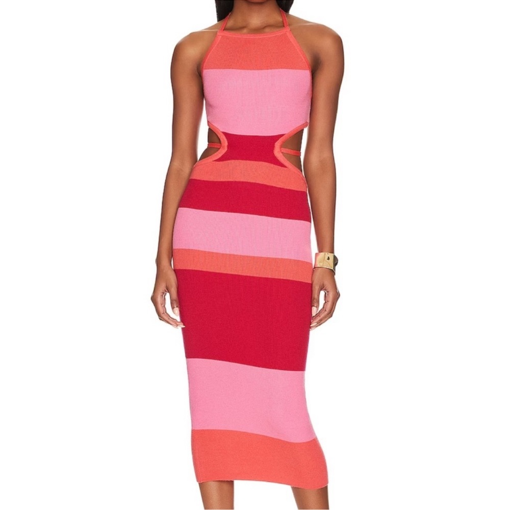 Camila Coelho - Emlyn Stripe Knit Dress - Size Large